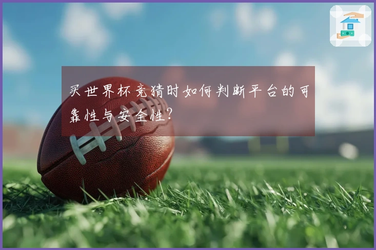 买世界杯竞猜时如何判断平台的可靠性与安全性？
